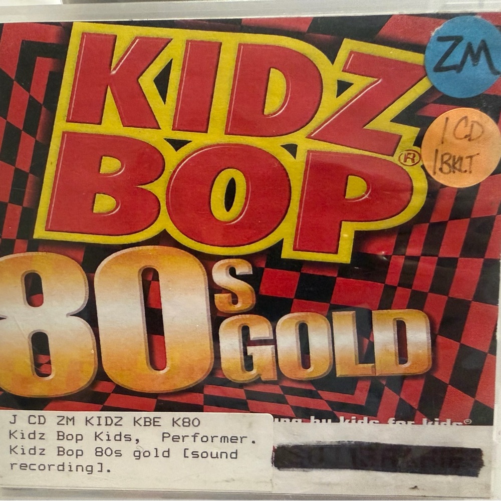 Kidz Bop 80s Gold CD